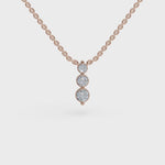 Load and play video in Gallery viewer, Past Present Future Pendant | Fine Jewelry | Diamond necklace for women