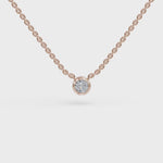 Load and play video in Gallery viewer, Solitiare Pendant | Single DIamond Pendant