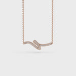 Load and play video in Gallery viewer, Flow Pendant | Minimal Pendant | Diamond Locket