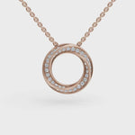Load and play video in Gallery viewer, Circle of Eternity Pendant | Fine Jewellery | Eternity Pendant | Everyday Jewelry