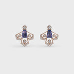 Load and play video in Gallery viewer, Art Deco Glam Earrings