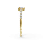 Load image into Gallery viewer, Sleek Pear Solitaire Diamond Ring | Bridal rings | Solitaire ring