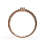 Load image into Gallery viewer, Sleek Pear Solitaire Diamond Ring | Bridal rings | Solitaire ring