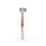 Load image into Gallery viewer, Sleek Pear Solitaire Diamond Ring | Bridal rings | Solitaire ring