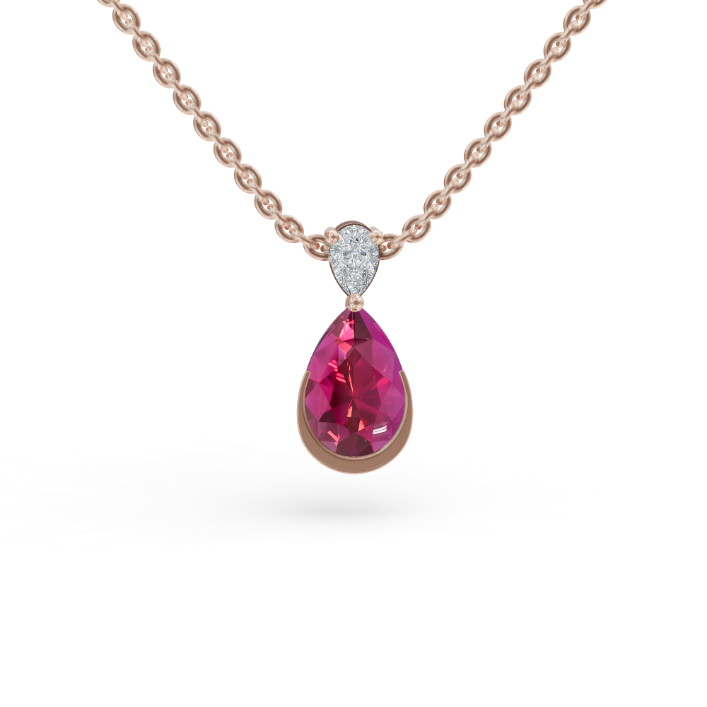 Tiny Blush Pendant