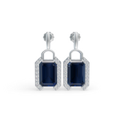 Drop Sapphire studs