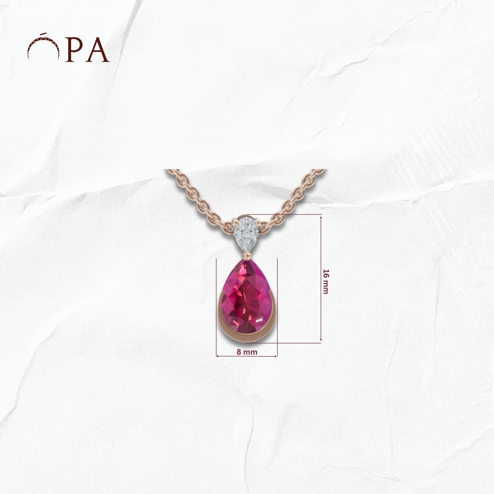 Tiny Blush Pendant