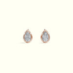 Load image into Gallery viewer, Pear Diamond Studs | Diamond Studs For Women
