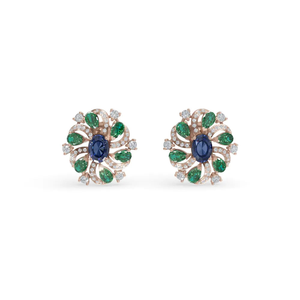 Regal Bloom Earring