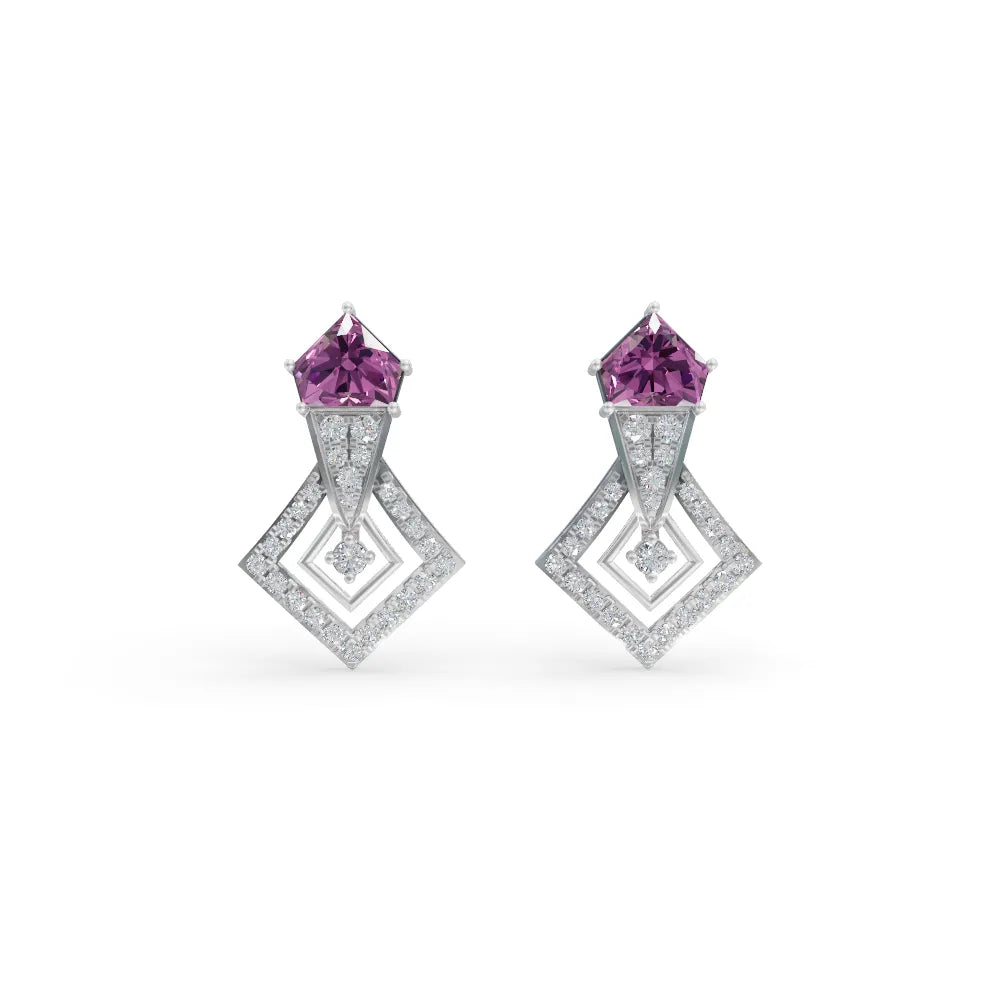 Radiant Amethyst Earrings