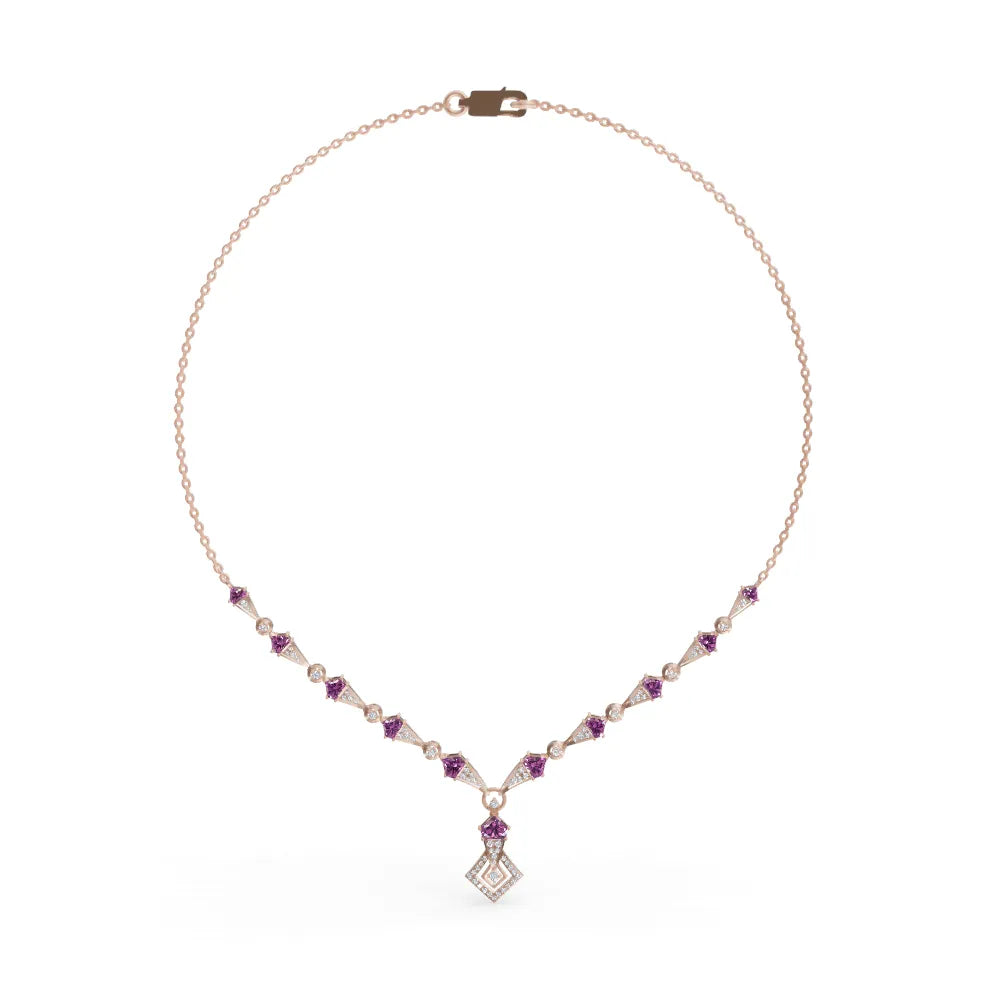 Radiant Amethyst Necklace