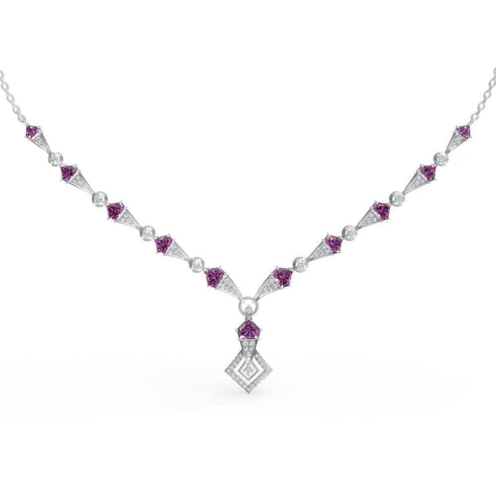 Radiant Amethyst Necklace