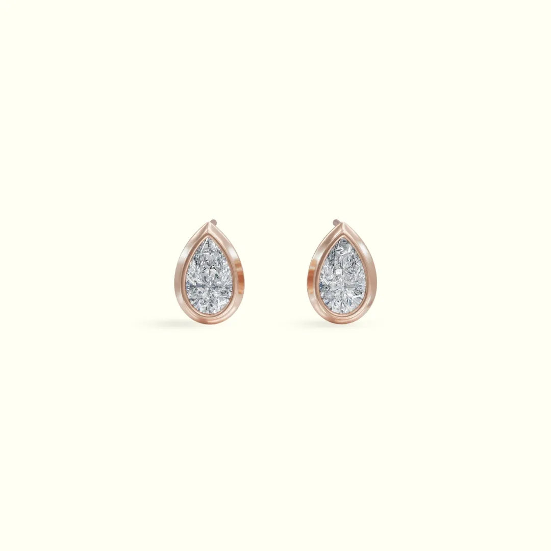 Pear Diamond Studs | Diamond Studs For Women