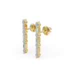 Load image into Gallery viewer, Alternate Bar Diamond Earring | Diamond Earring | Earrings For Everyday
