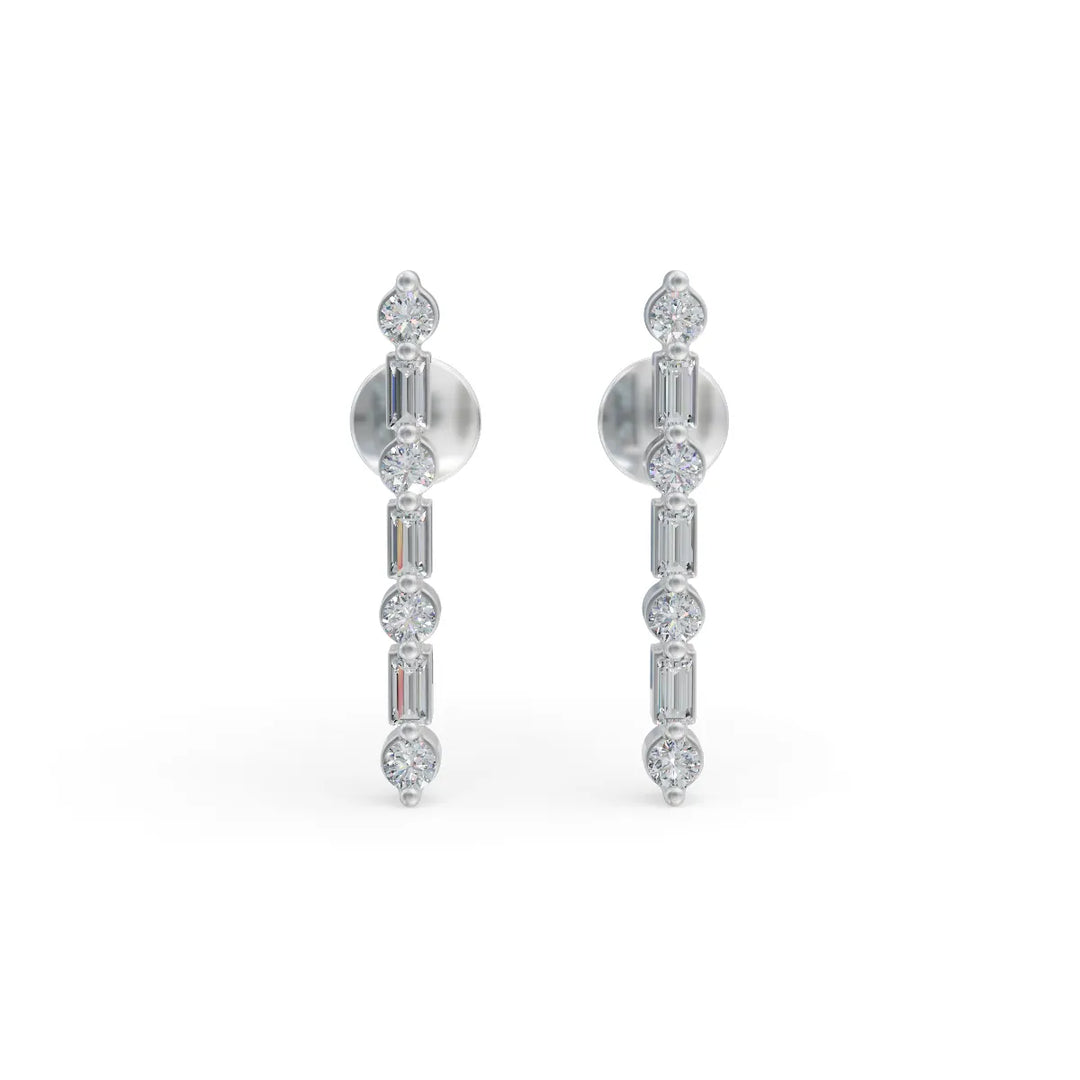 Alternate Bar Diamond Earring | Diamond Earring | Earrings For Everyday