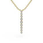 Load image into Gallery viewer, Balance Pendant | Vertical Diamond Pendant | Diamond Pendant
