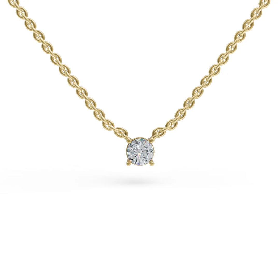 "Classic Pendant | Solo Diamond Pendant "