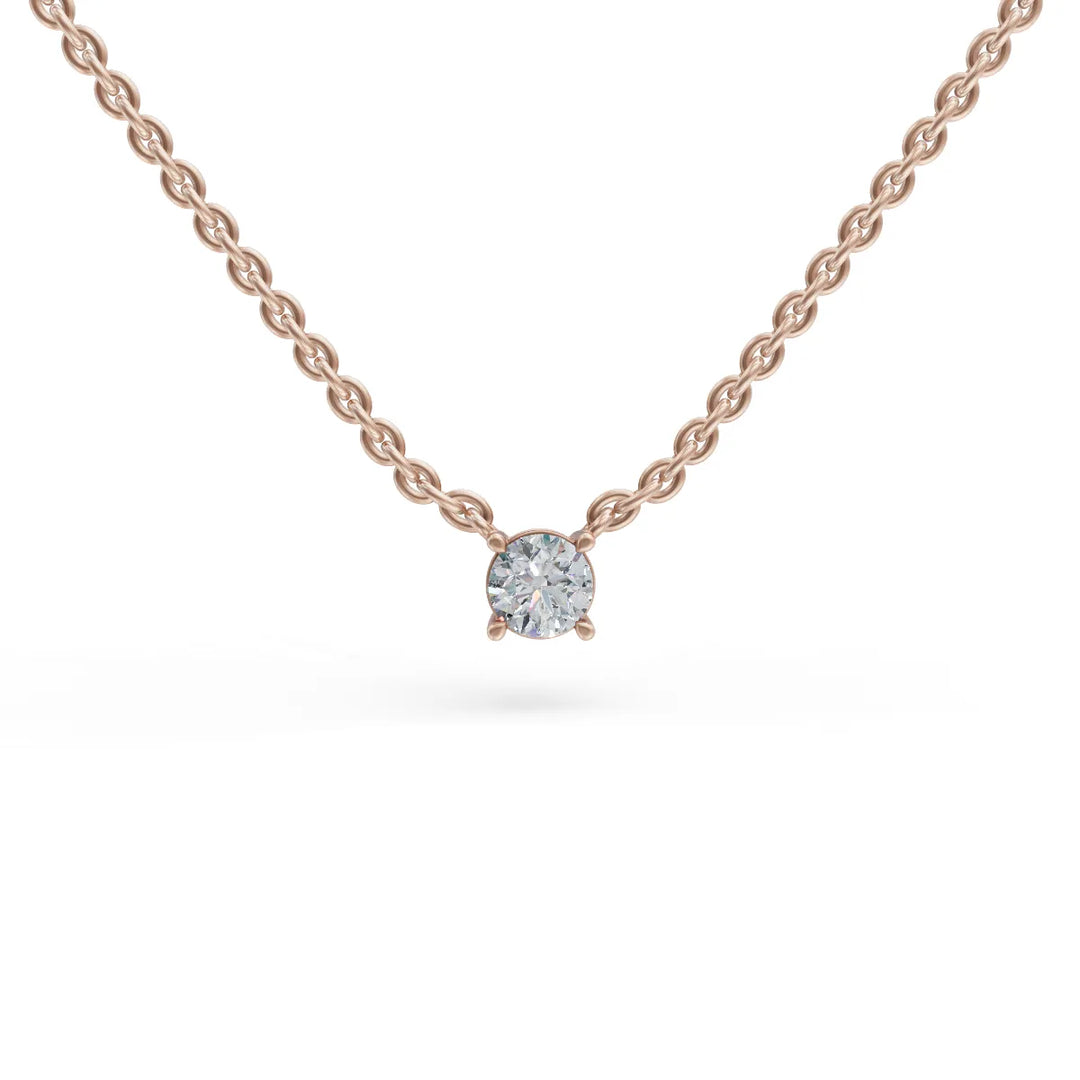 "Classic Pendant | Solo Diamond Pendant "