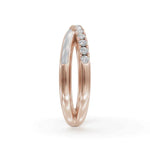 Load image into Gallery viewer, Criss Cross Band | Criss Cross Diamond Ring | Enamel ring
