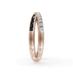 Load image into Gallery viewer, Criss Cross Band | Criss Cross Diamond Ring | Enamel ring
