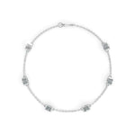 Load image into Gallery viewer, Delight Diamond Bracelet | Six Diamond Delight clusters
