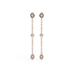 Load image into Gallery viewer, Teardrop Cascade Earring | Diamond Earrings For Women
