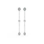 Load image into Gallery viewer, Teardrop Cascade Earring | Diamond Earrings For Women
