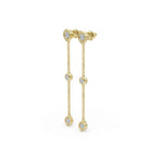 Load image into Gallery viewer, Teardrop Cascade Earring | Diamond Earrings For Women
