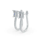 Load image into Gallery viewer, Everday hoops | Diamond Hoop Earrings | Diamond hoops
