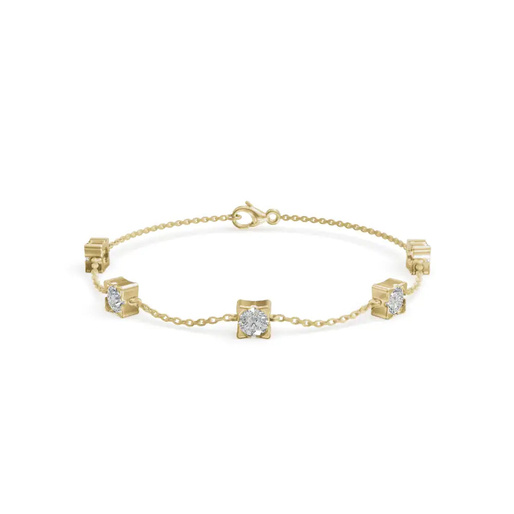 Everyday Diamond Bracelet | Diamond Ladies Bracelet | Women Everyday Diamond Bracelet