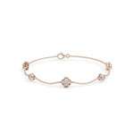 Load image into Gallery viewer, Floral Diamond Bracelet | Floral Bracelet | Diamond Bracelet Women
