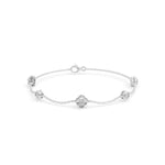 Load image into Gallery viewer, Floral Diamond Bracelet | Floral Bracelet | Diamond Bracelet Women
