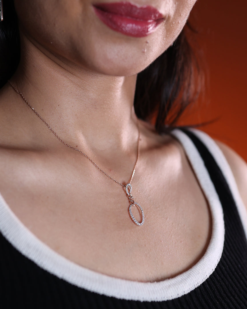 Ora  925 Sterling Silver Lab Grown Diamond Pendant