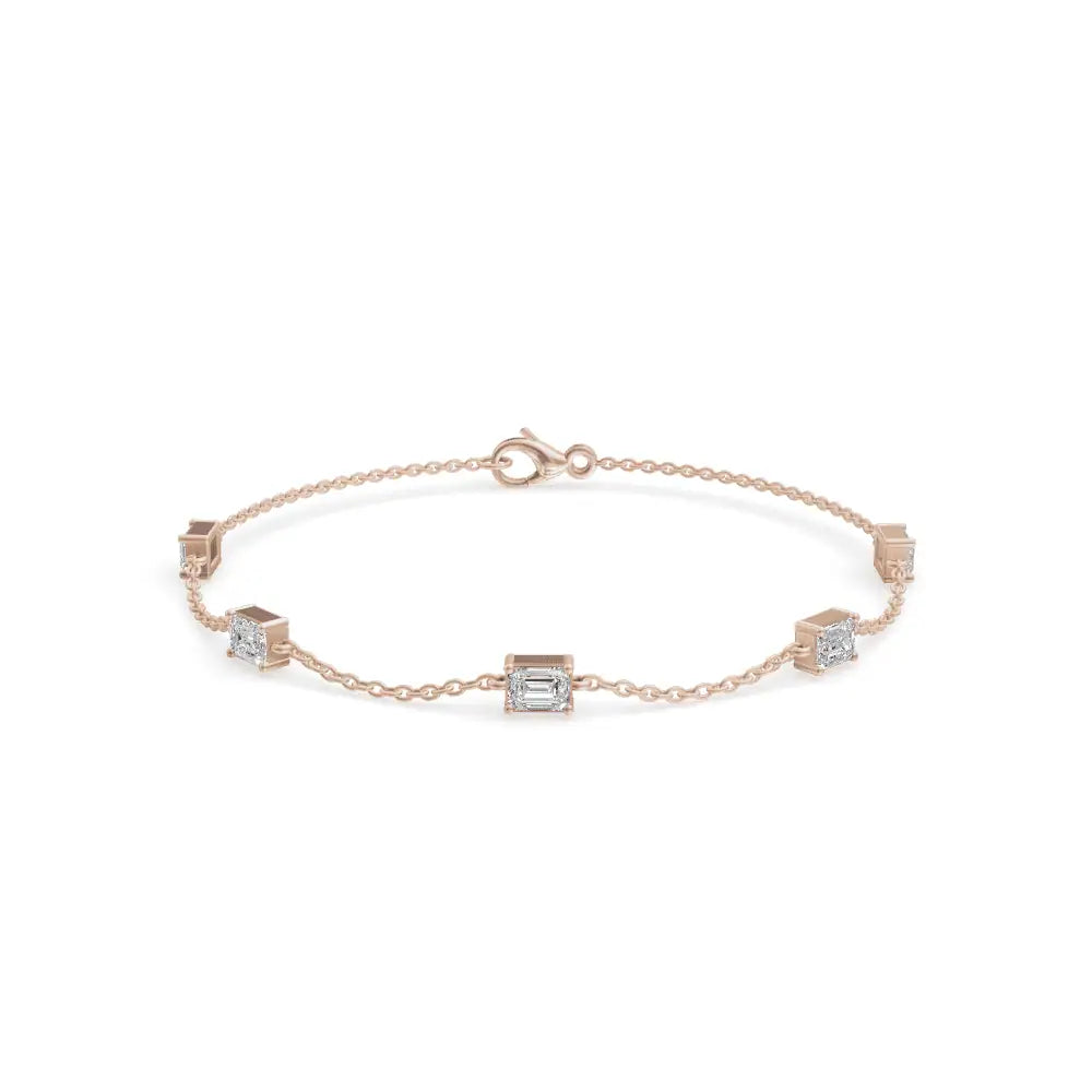 Baguette Diamond Bracelet | Diamond jewellery