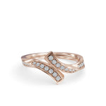 Load image into Gallery viewer, Twist Ring | Diamond Jewellery | Everyday Diamond Ring
