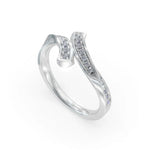 Load image into Gallery viewer, Twist Ring | Diamond Jewellery | Everyday Diamond Ring
