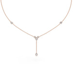 Load image into Gallery viewer, Diamond Droplet Diamond Necklace | Luxury Diamond Necklaces
