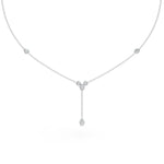 Load image into Gallery viewer, Diamond Droplet Diamond Necklace | Luxury Diamond Necklaces
