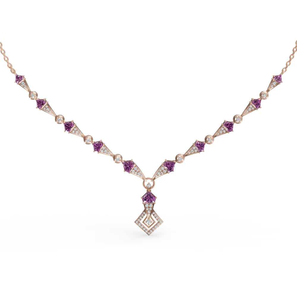 Radiant Amethyst Necklace