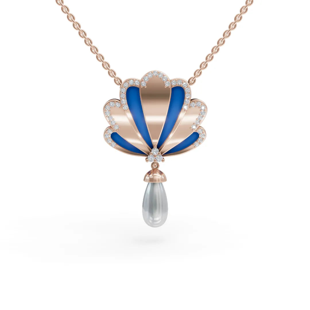 Ocean Fanfare Pendant | Diamond Pendant | Lifestyle Jewelry