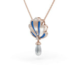 Load image into Gallery viewer, Ocean Fanfare Pendant | Diamond Pendant | Lifestyle Jewelry
