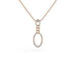 Load image into Gallery viewer, Ora  925 Sterling Silver Lab Grown Diamond Pendant
