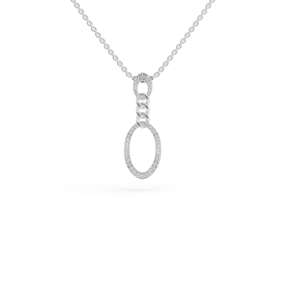 Ora  925 Sterling Silver Lab Grown Diamond Pendant