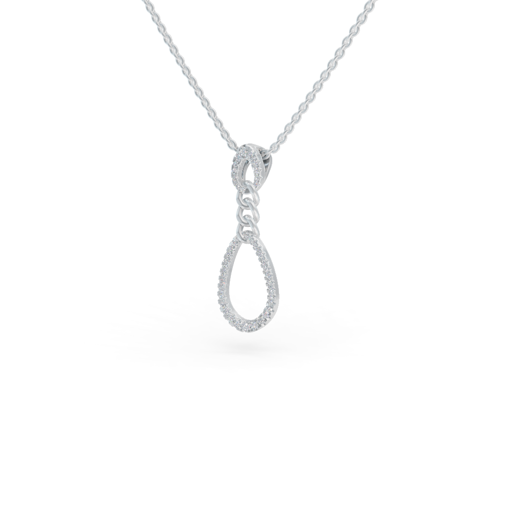Ora  925 Sterling Silver Lab Grown Diamond Pendant