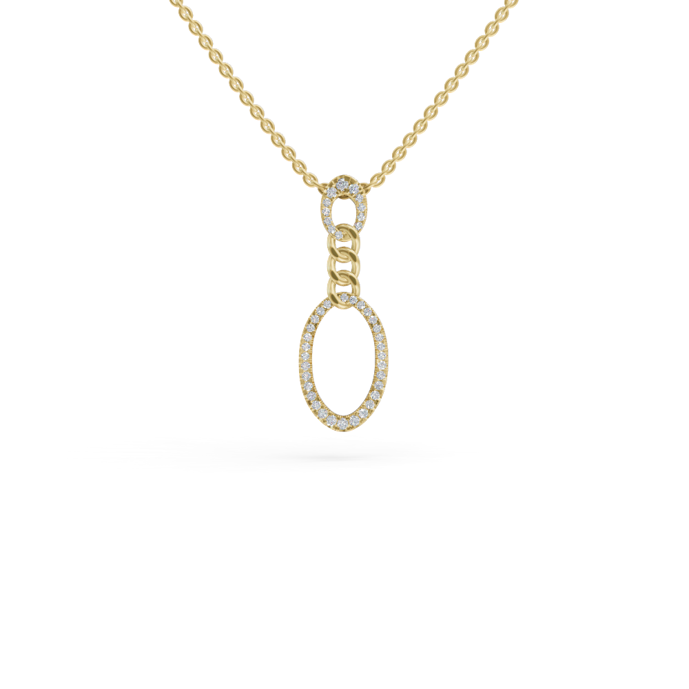 Ora  925 Sterling Silver Lab Grown Diamond Pendant