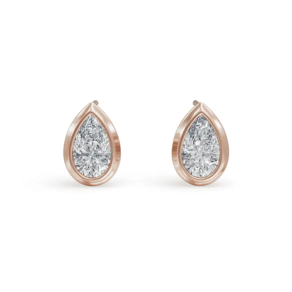 Pear Diamond Studs