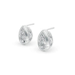 Load image into Gallery viewer, Pear Diamond Studs
