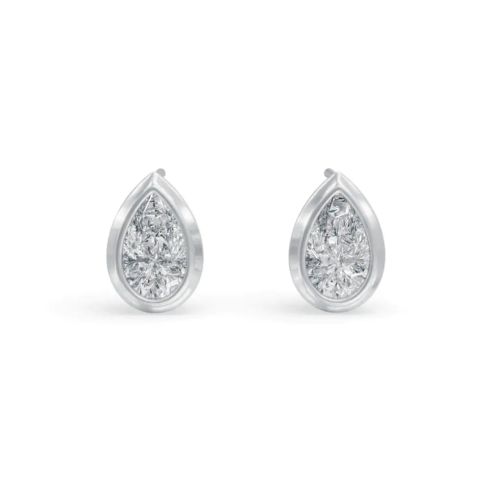 Pear Diamond Studs