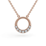 Load image into Gallery viewer, Pebble Round Pendant | Women&#39;s Diamond Pendant | Diamond Pendant
