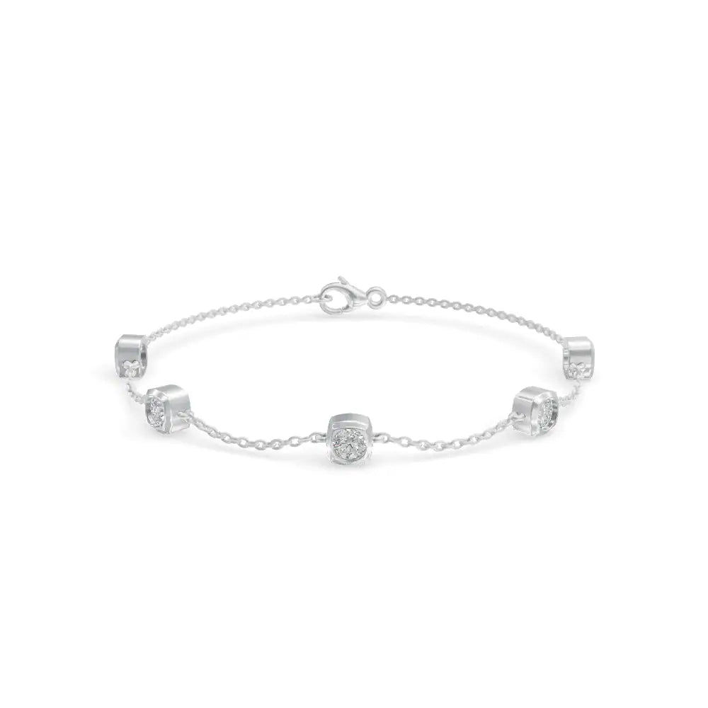 Princess Diamond Bracelet | Diamond Bracelets For Ladies | Diamond Bracelets